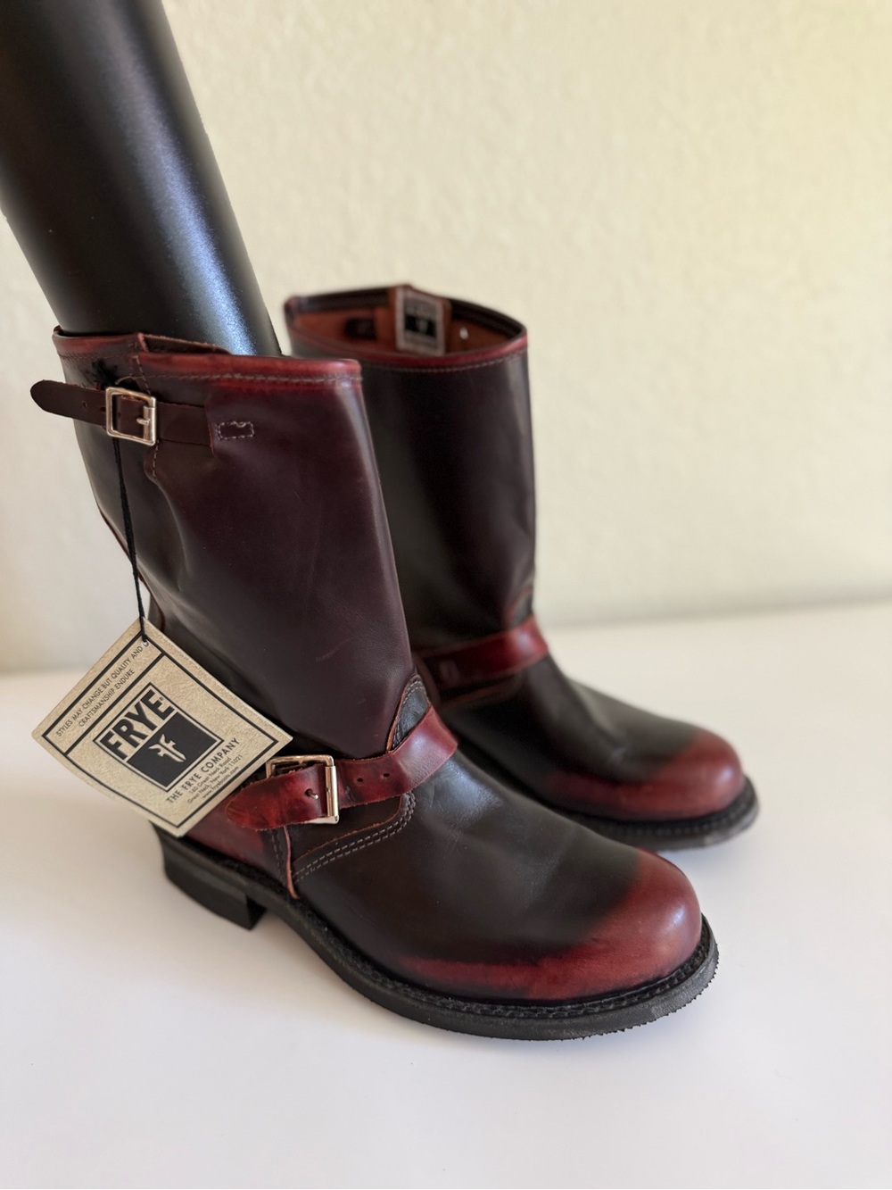 Frye Whiskey Harness Boots | Retired Style | Made in USA | Women’s 11 M